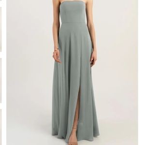Jenny Yoo Bridesmaid Dress Essie in Moss